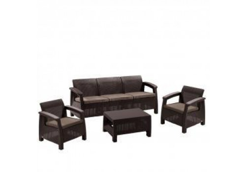 Комплект для отдыха Yalta 3set AFM-1030A Brown