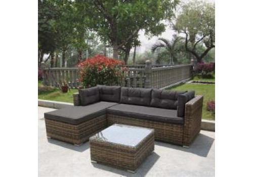 Комплект плетеной мебели AFM-302 Brown/Grey