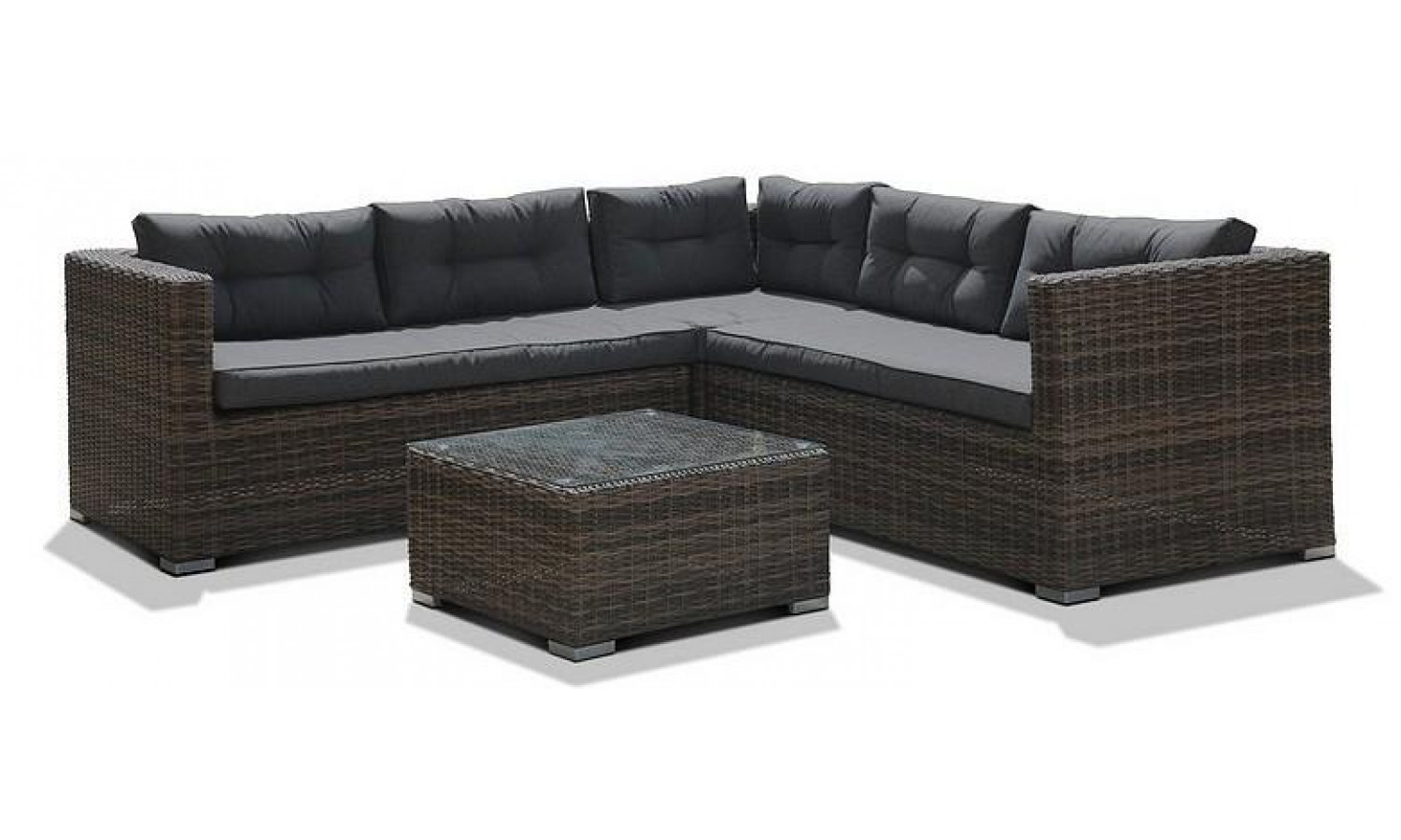 Плетеный комплект для отдыха AFM-303B Brown/Grey