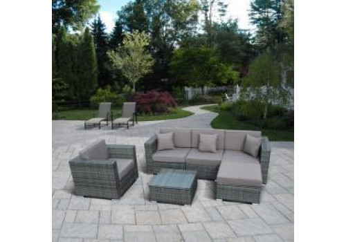 Комплект плетеной мебели YR921 Gray