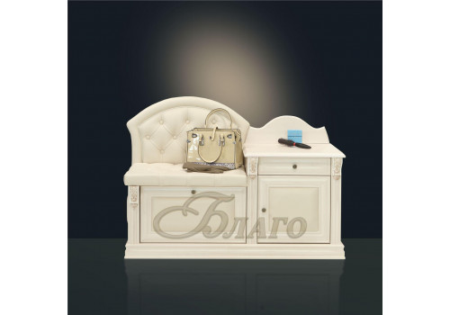 Банкетка-обувница с тумбой Б5.11-4 Карамель