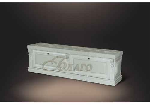 Банкетка-обувница с дверями Б5.2-4 Карамель (к модулю Б5.10-3)