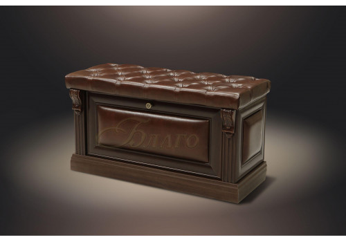 Банкетка-обувница с дверкой Б5.3 Орех/Коричневый