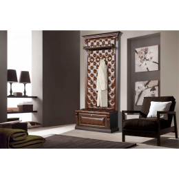 Вешалка с обувницей и полкой Б5.8-5 Орех/Коричневый