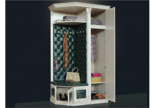 Прихожая Б5.9-3 Карамель/Изумруд