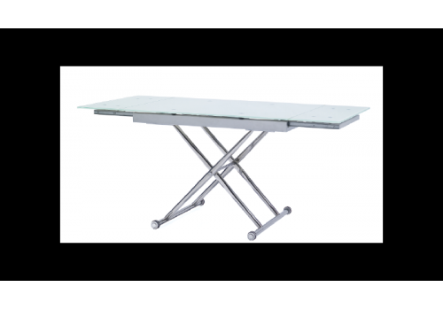 Стол MK-7506-WT трансформер раскладной, белый
