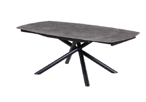 Стол  MK-7505-GR раскладной керамический  , темно-серый