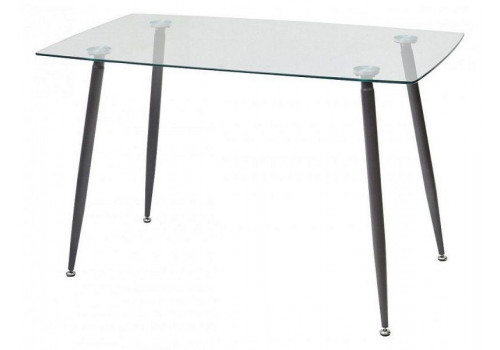 Стол Бриг MK-5812-GL стеклянный 80х140(140)х75 см Прозрачный