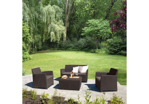 Комплект для отдыха AFM-2018A Brown/Cappuccino