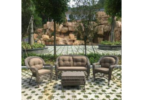 Плетеный комплект для отдыха LV520BB Beige/Beige