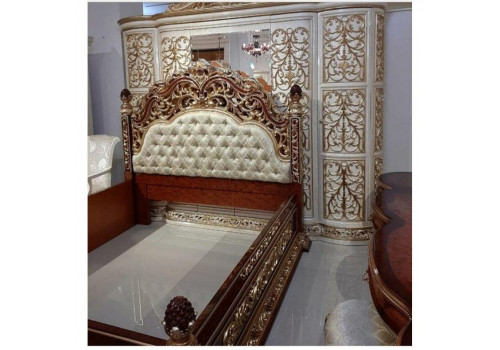 Шкаф 6-дв. ШЕЙХ SHEIKH ОРЕХ/БЕЖ 903