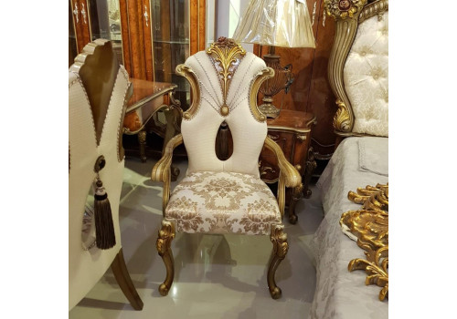 СТУЛ ОБЕДЕННЫЙ С ПОДЛОКОТНИКАМИ БАГИРА BAGIRA 918 орех