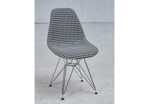 Стул  MK-7010-BW 40х54х83 см Черный/Белый