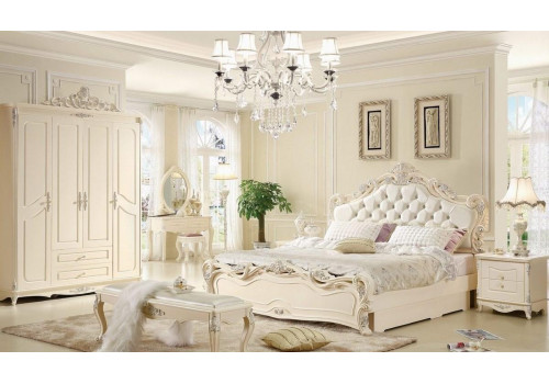 Комплект для спальни ВИКТОРИЯ, слоновая кость