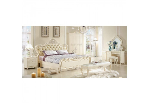 Шкаф 4-дверный  ВИКТОРИЯ, 8806, слоновая кость