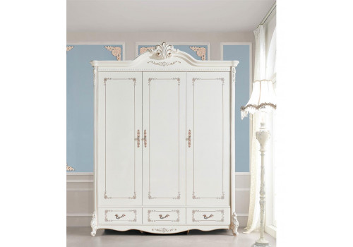 Шкаф 3-дв  ФЛОРЕНТИНА , слоновая кость