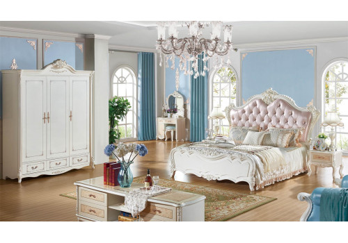 Туалетный стол с зеркалом 1106 ФЛОРЕНТИНА , слоновая кость