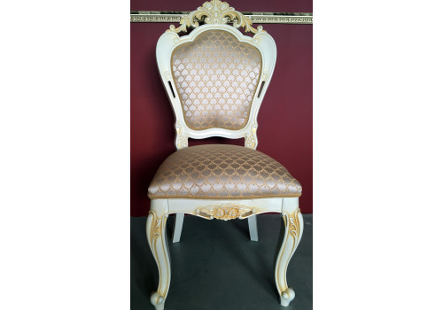 Стул мягкий РОЗА Бежевый глянец