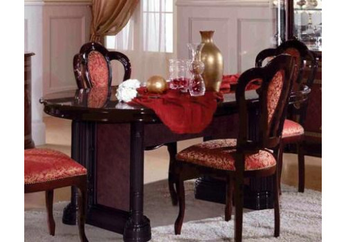 Стол раскладной овальный  РОЗА Могано