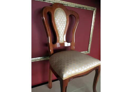 Стул мягкий РОЗА Орех глянец