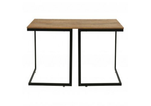 Столик компьютерный  MK-7004-BW 55х110х72 см Натуральное дерево