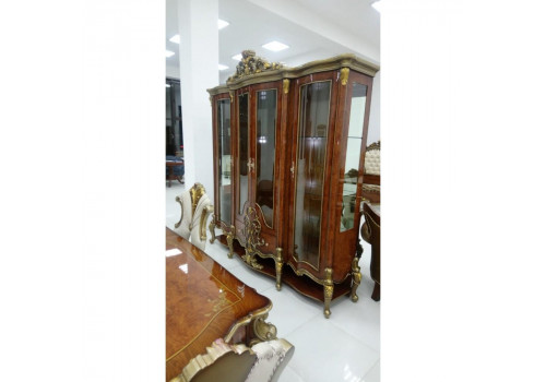 ВИТРИНА 4-ДВ БАГИРА BAGIRA 918 орех