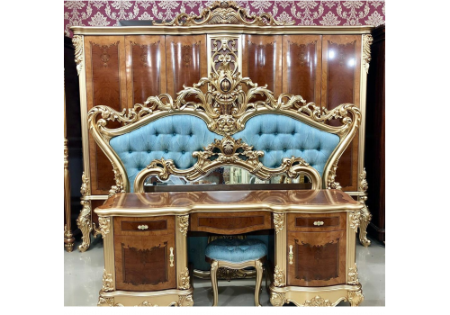 Спальня  Капри-D  6-дв 9652 орех