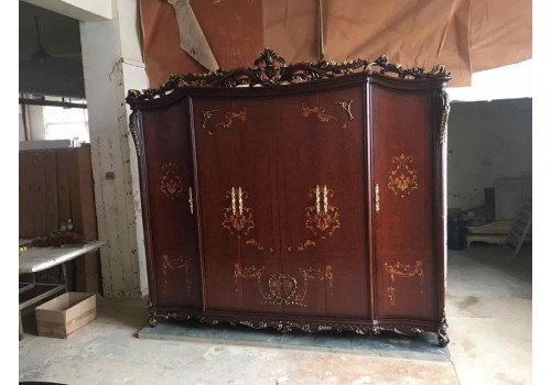 Шкаф 4-х дв.  972  орех