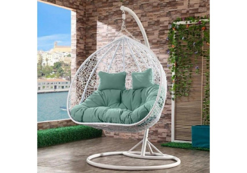 Подвесное кресло AFM-109A White/Green