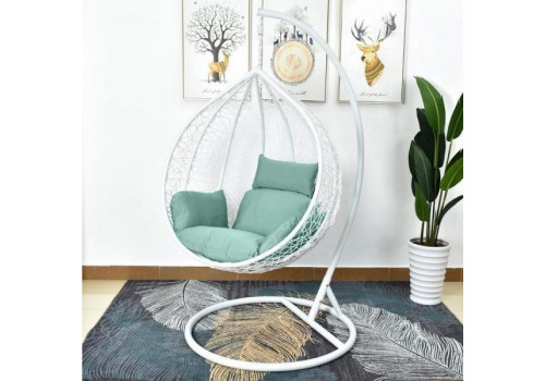 Подвесное кресло AFM-168A-L White/Green