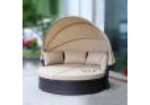 Диван-трансформер из искусственного ротанга AFM-325B Brown