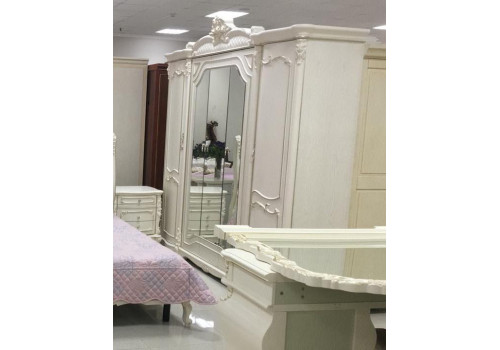 Шкаф 5-дверный АНДЖЕЛИНА 3189, слоновая кость