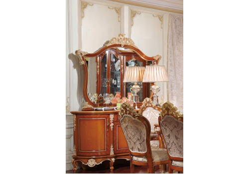 Комод с зеркалом АСНАГИ 3920, орех