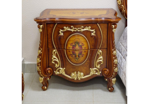 Тумба прикроватная АСНАГИ 3921D, орех