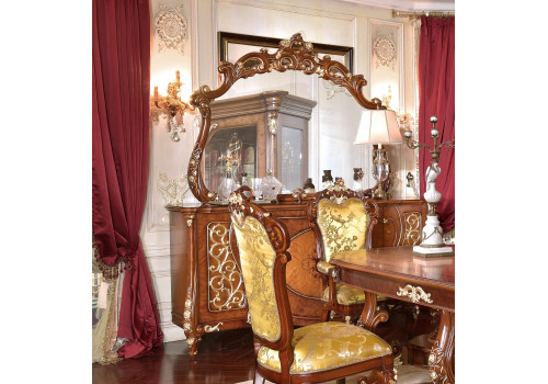 Комод с зеркалом АСНАГИ 3921D, орех