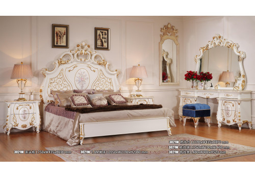 Спальня АСНАГИ 3921W, слоновая кость