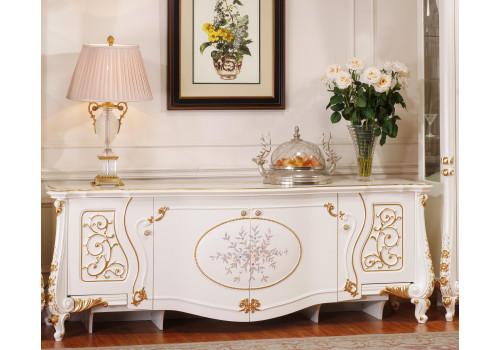 Тумба TV АСНАГИ 3921W, слоновая кость