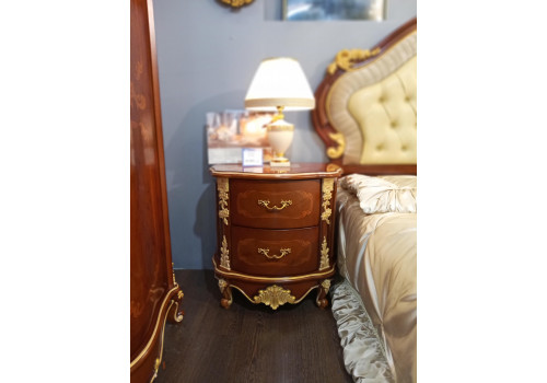 Тумба прикроватная АСНАГИ 3922D, орех