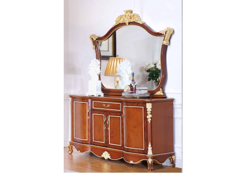 Комод с зеркалом АСНАГИ 3923, орех