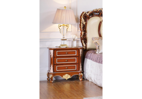 Тумба прикроватная АСНАГИ 3924, орех