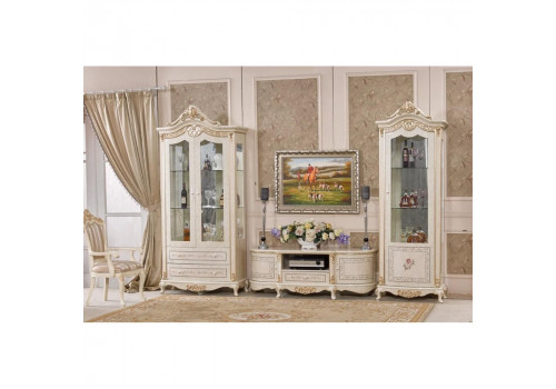 Витрина 1-дверная  Астерия ASTERIA 878 , беж