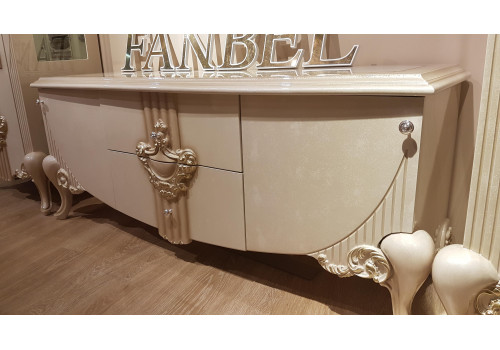 Тумба TV Аталанта 3905, слоновая кость