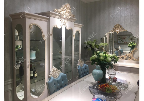 Витрина 4-дверная Аталанта 3905, беж