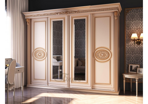 Шкаф-купе  Благо 8  Классика 4х. ств. Б8.72-4/1 декор овал-1