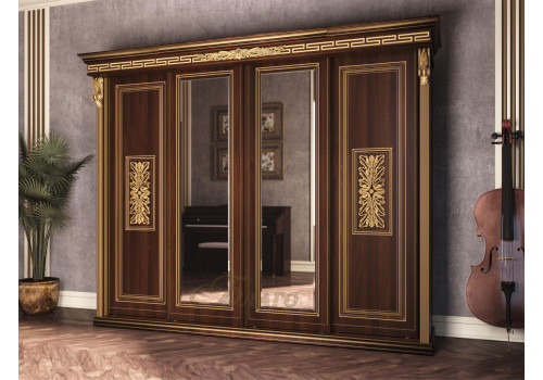 Шкаф-купе с 4-мя дверями Б8.72-4/1орех