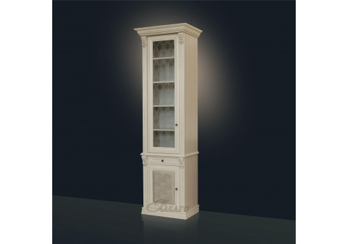 Книжный шкаф 1-но створчатый Б5.15-5 Карамель/Беж