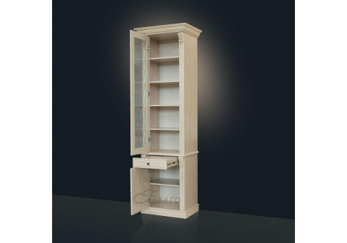 Книжный шкаф 1-но створчатый Б5.15-5 Карамель/Беж