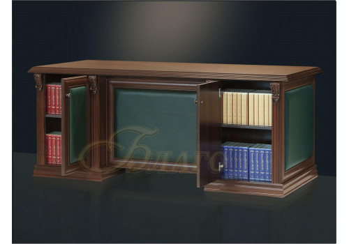 Стол письменный Б5.17 Орех/изумруд