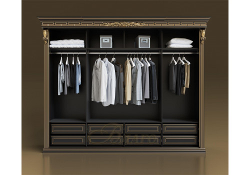 Шкаф-купе с 4-мя дверями Б8.72-4/1орех