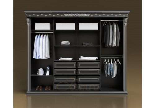 Шкаф-купе с 4-мя дверями Б8.72-4/1орех